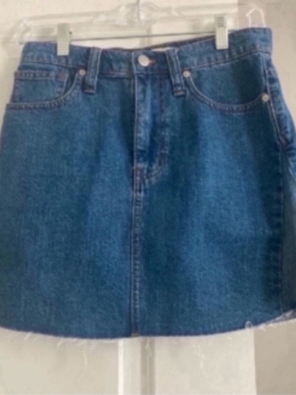 Madewell Blue Denim Skirt